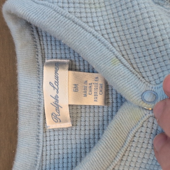 Ralph Lauren 6 Month Footed Onesie - Picture 4 of 7